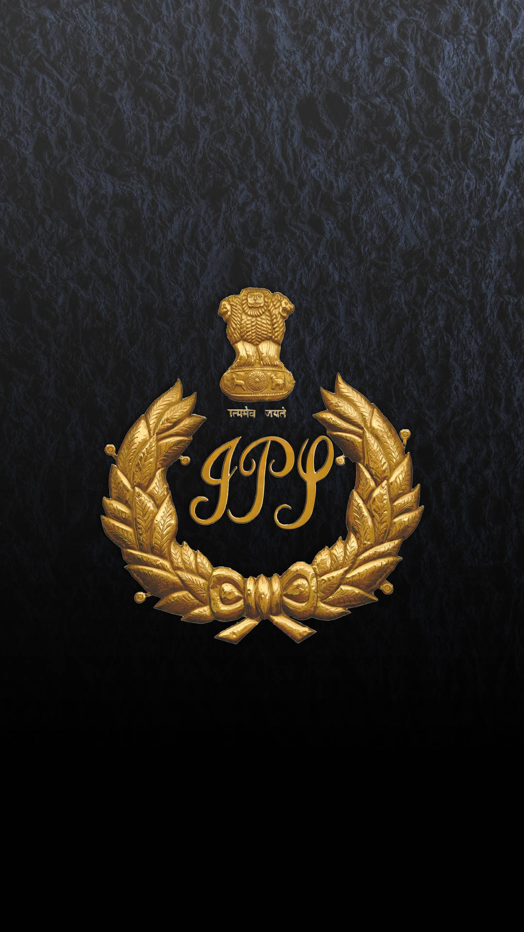 Golden Ips Logo Dark Background