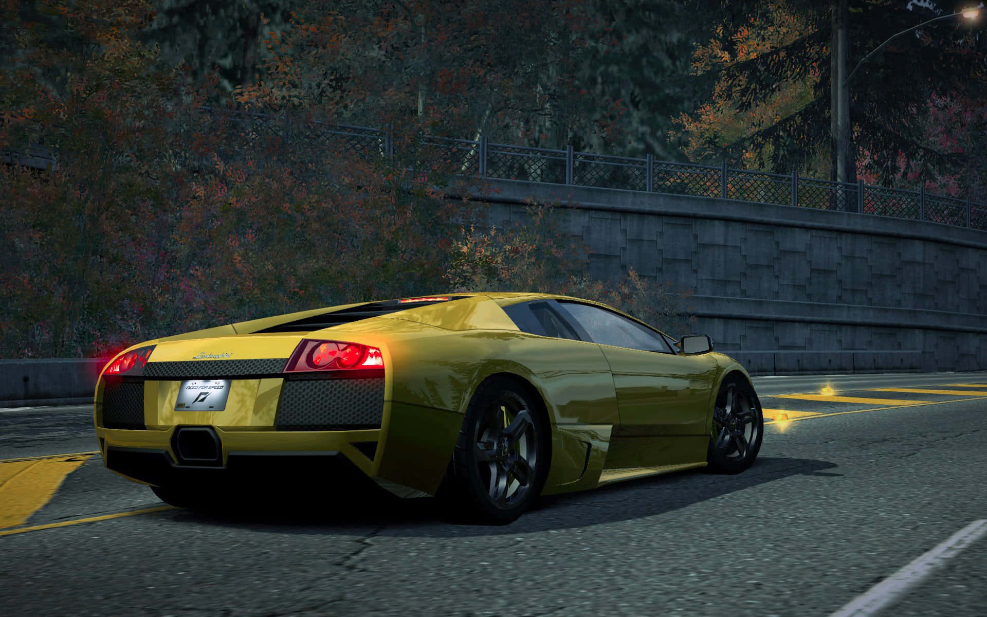 Golden Lamborghini N F S World Background