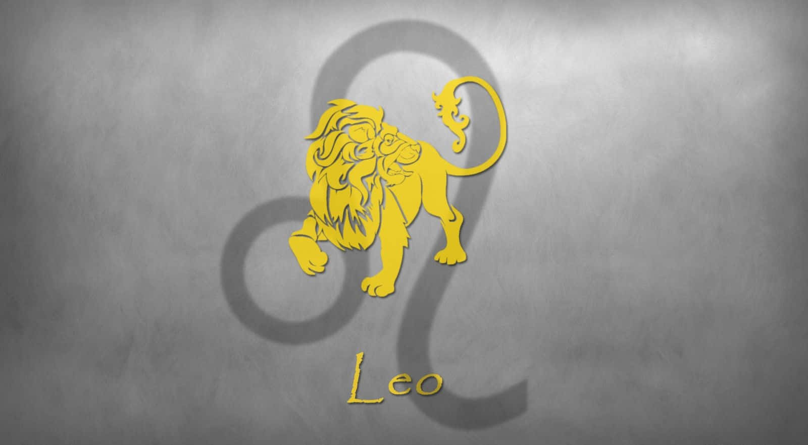 Golden Lion And Leo Zodiac