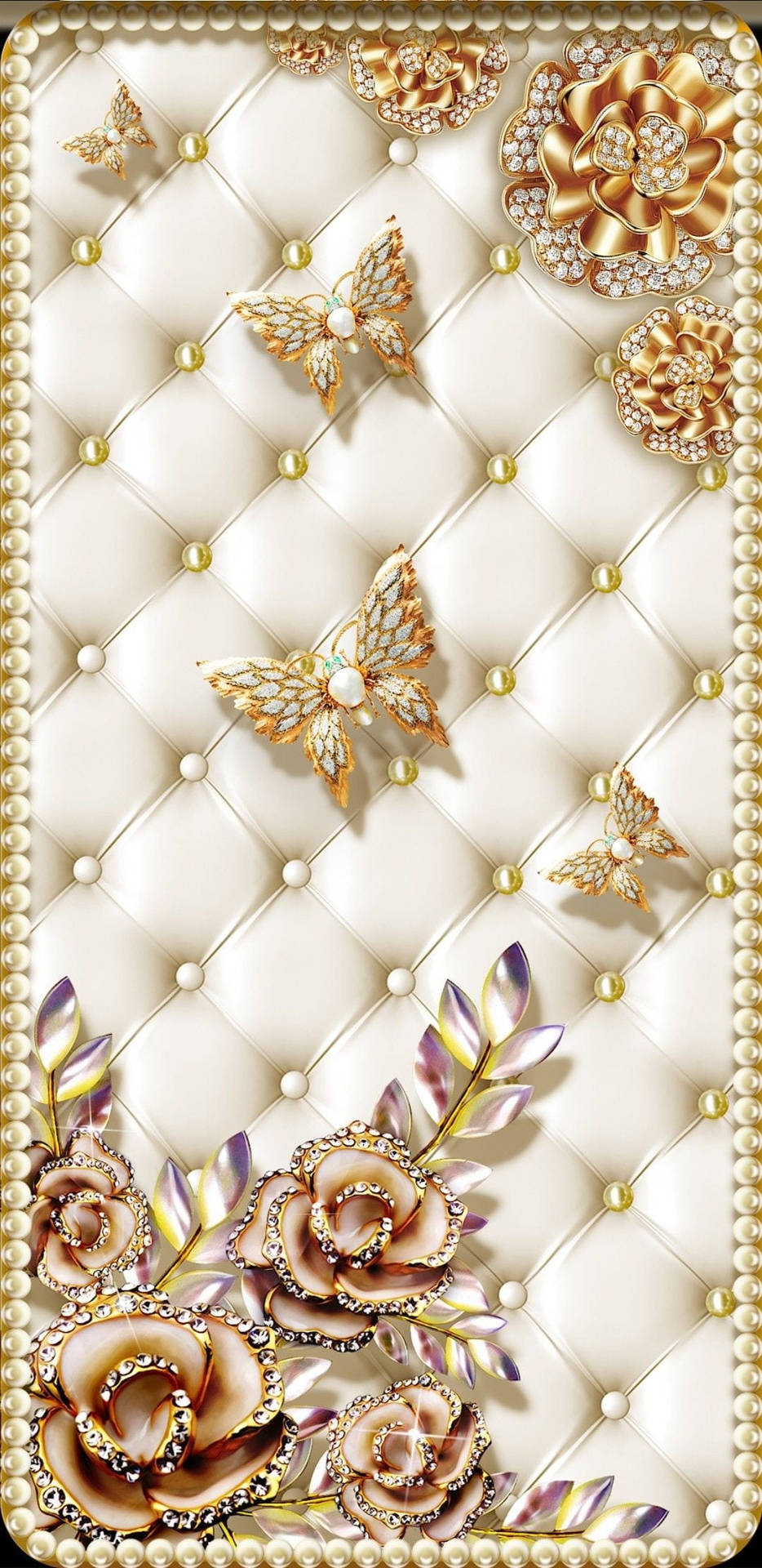 Golden Luxurious Butterflies