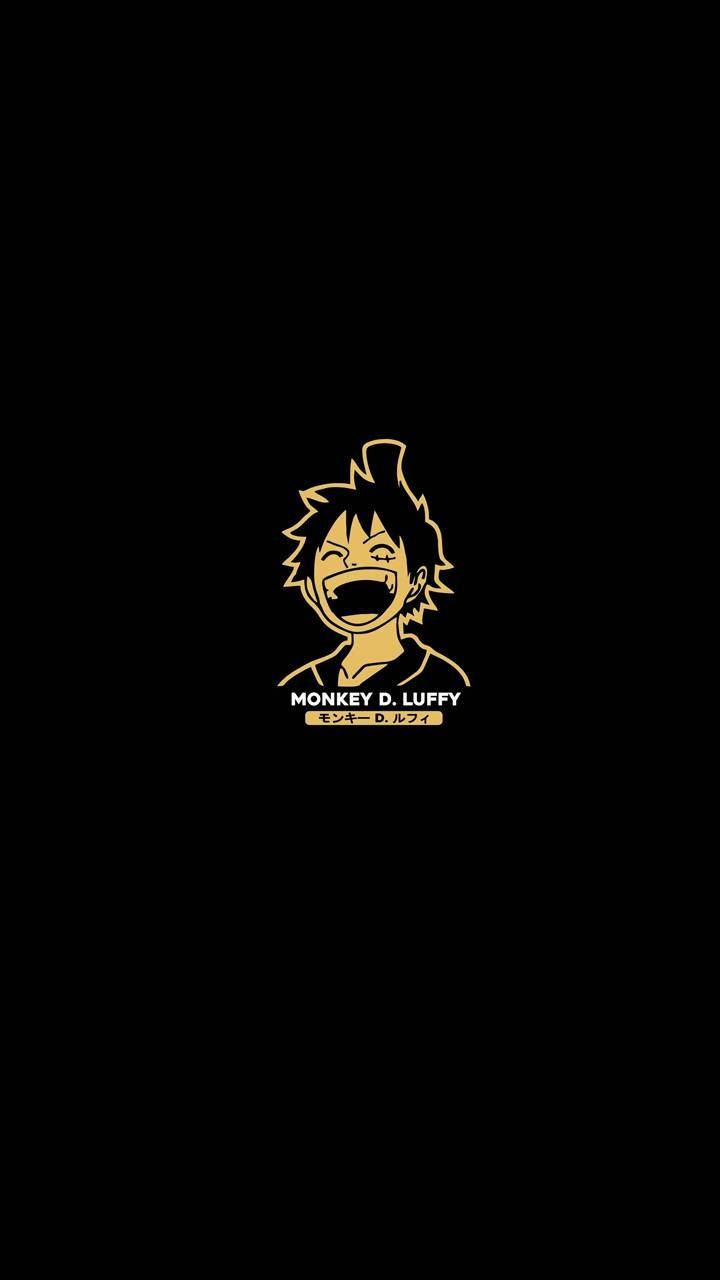 Golden Monkey D. Luffy Black Backdrop Background