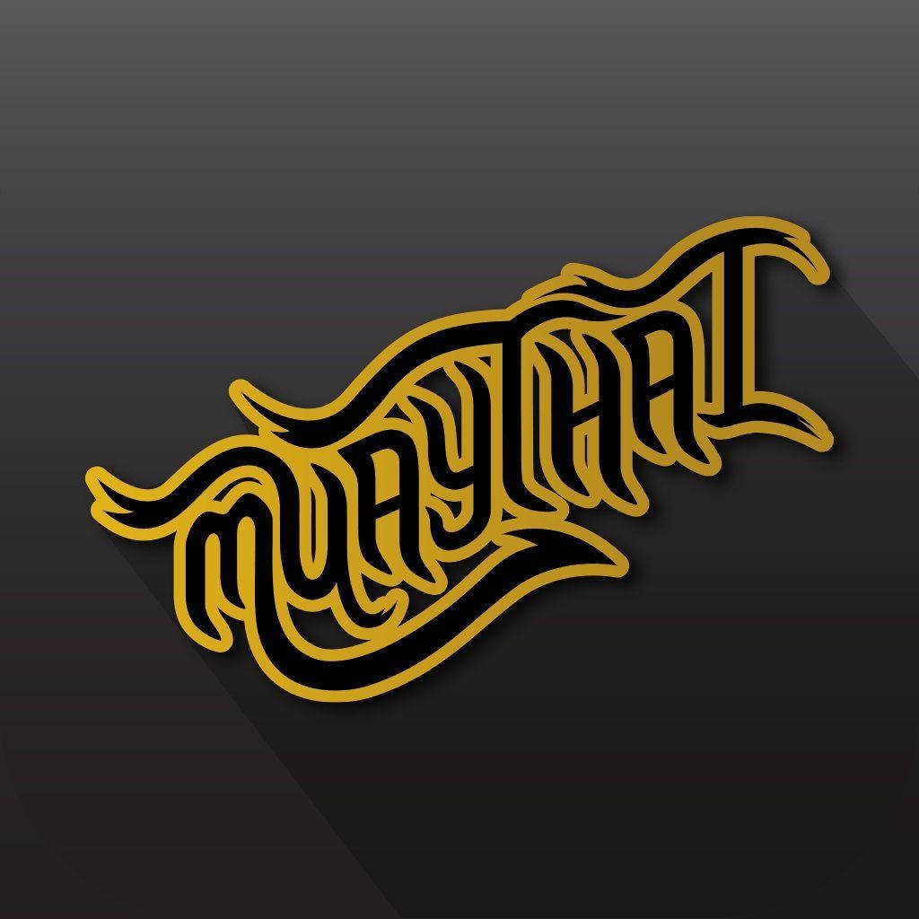 Golden Muay Thai Background