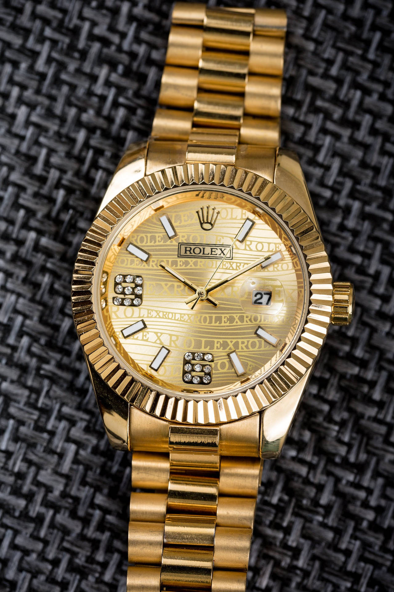 Golden Rolex Hd