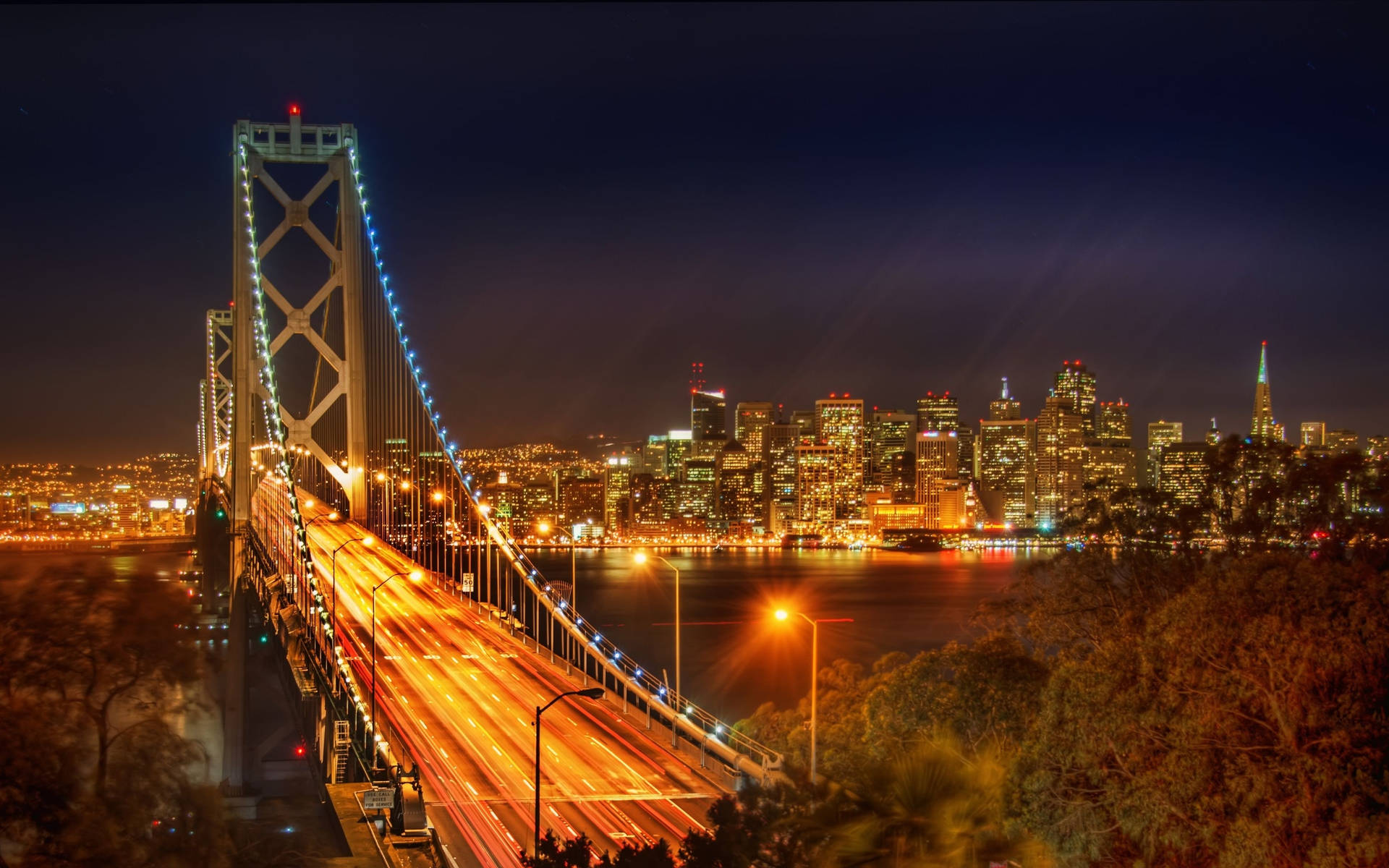 Golden San Francisco Photography Bay Bridge Background