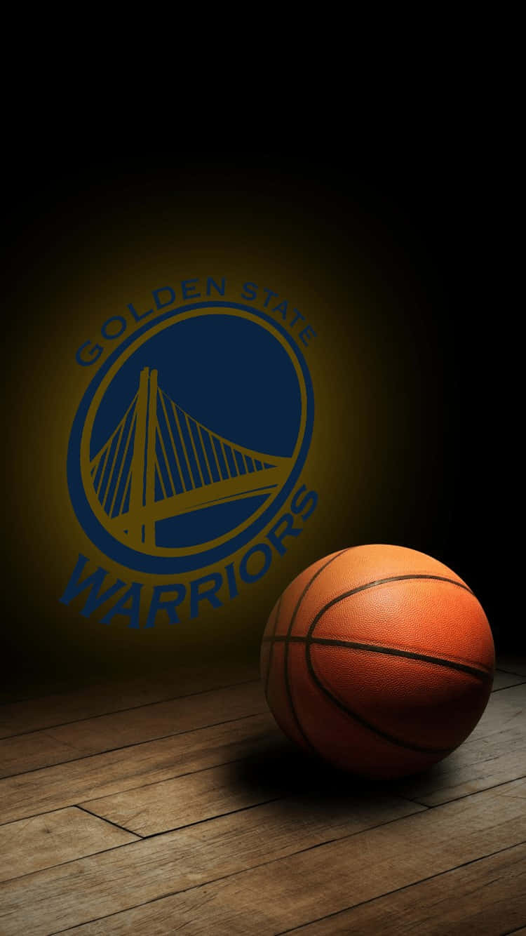 Golden State Warriors Basketball Logo Spotlight Background