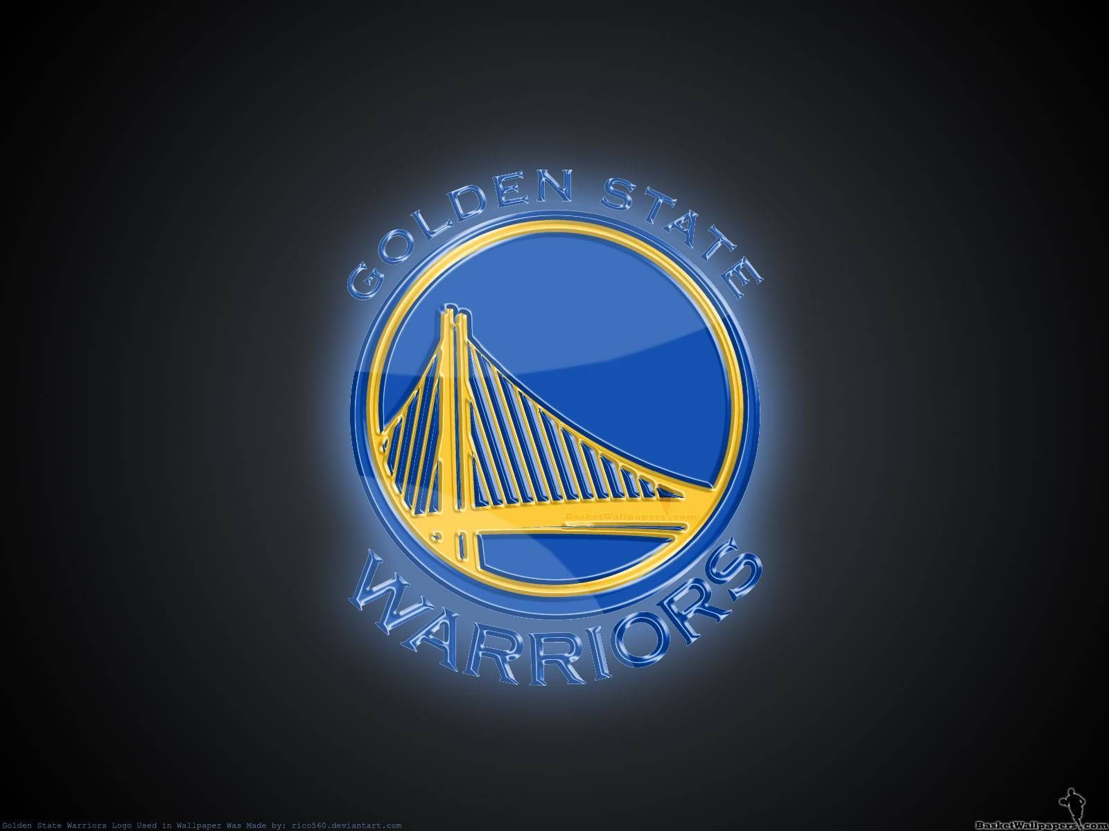 Golden State Warriors Glossy Logo Background