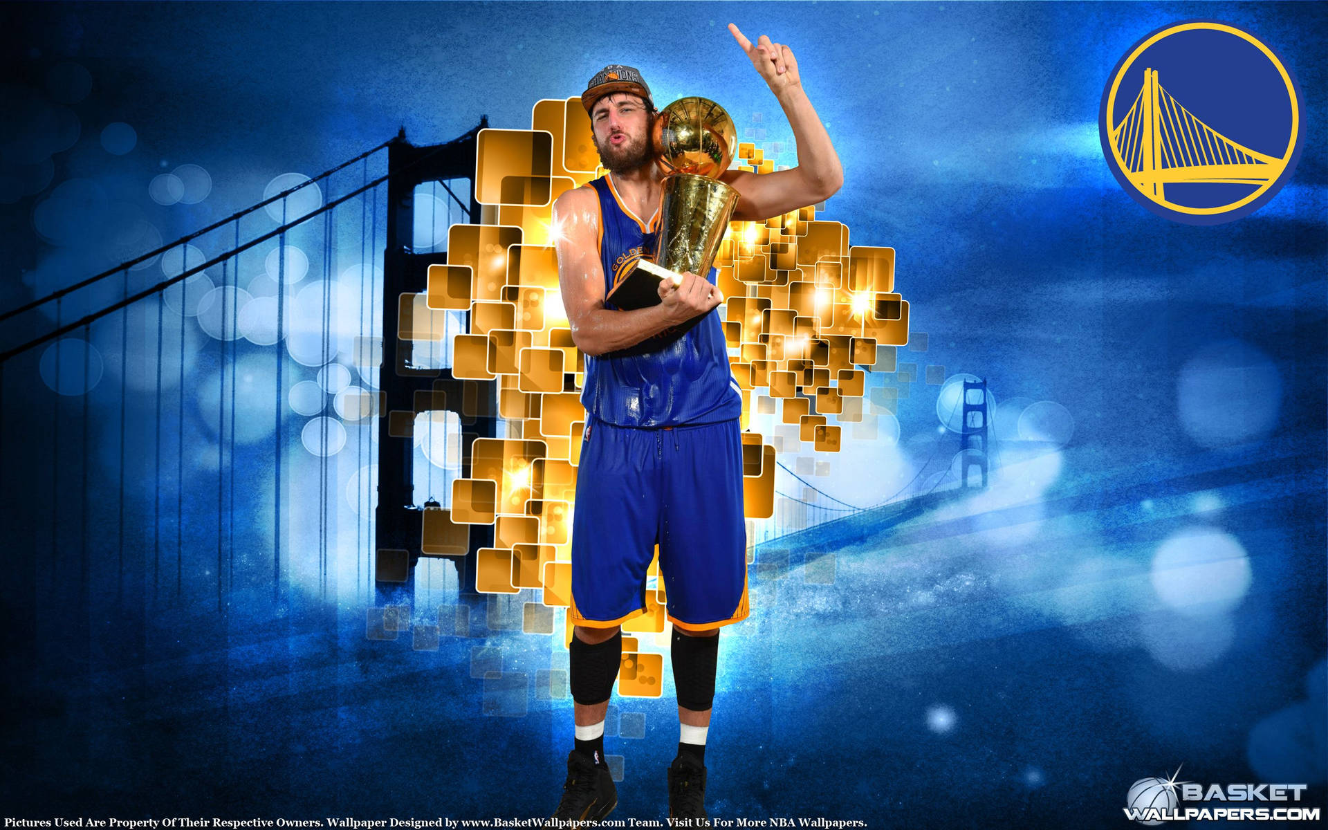 Golden State Warriors' Klay Thompson Poster Background