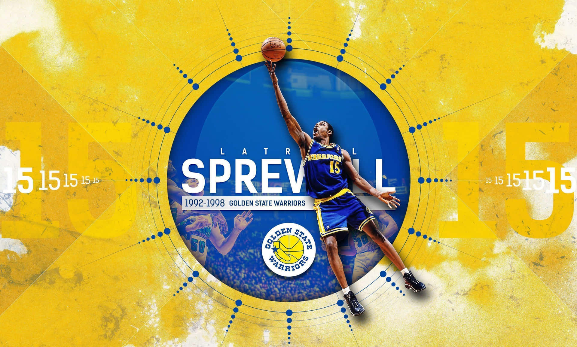Golden State Warriors Legendary Player15 Background
