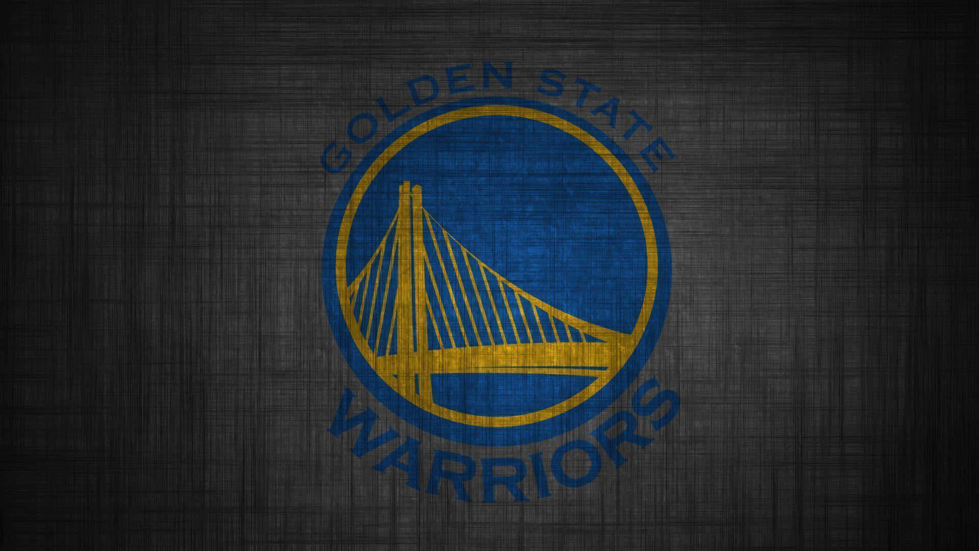 Golden State Warriors Logo Dark Background Background