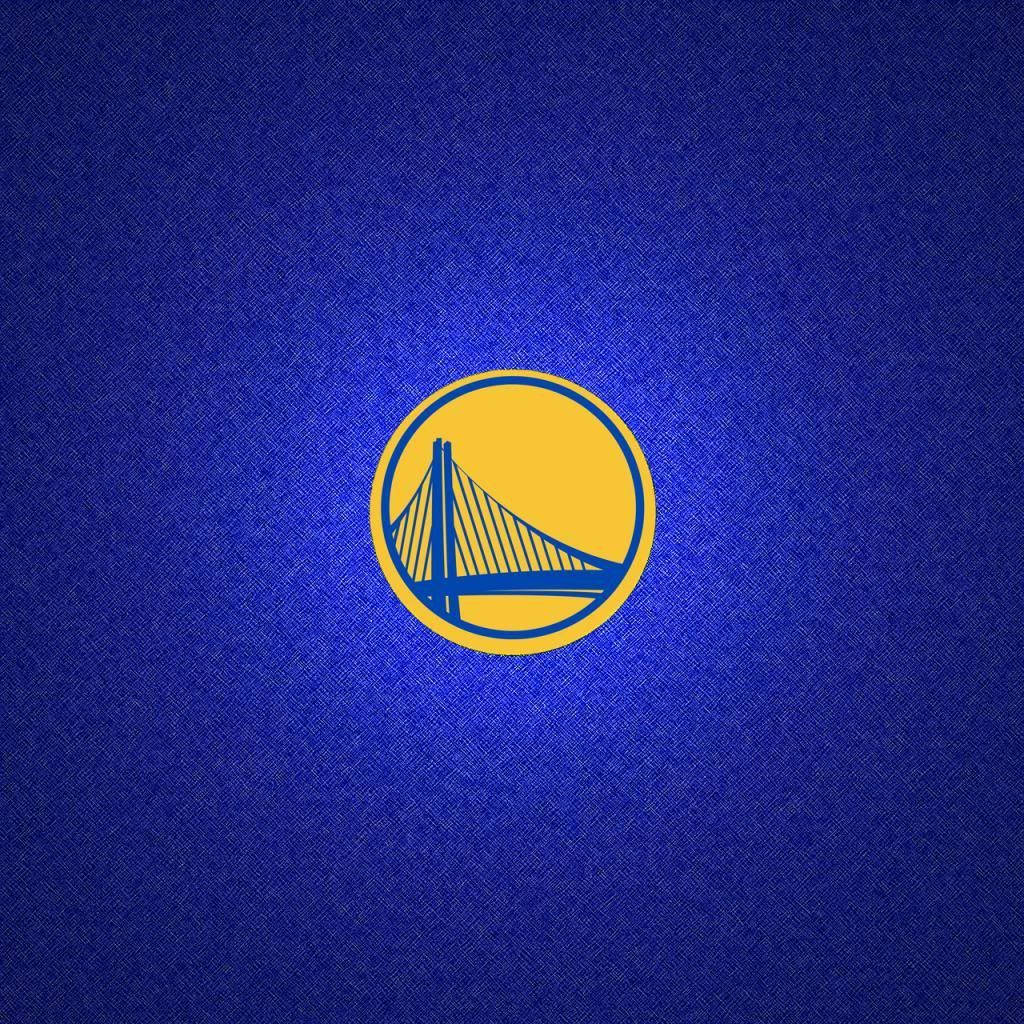 Golden State Warriors Logo In Pixelated Backdrop