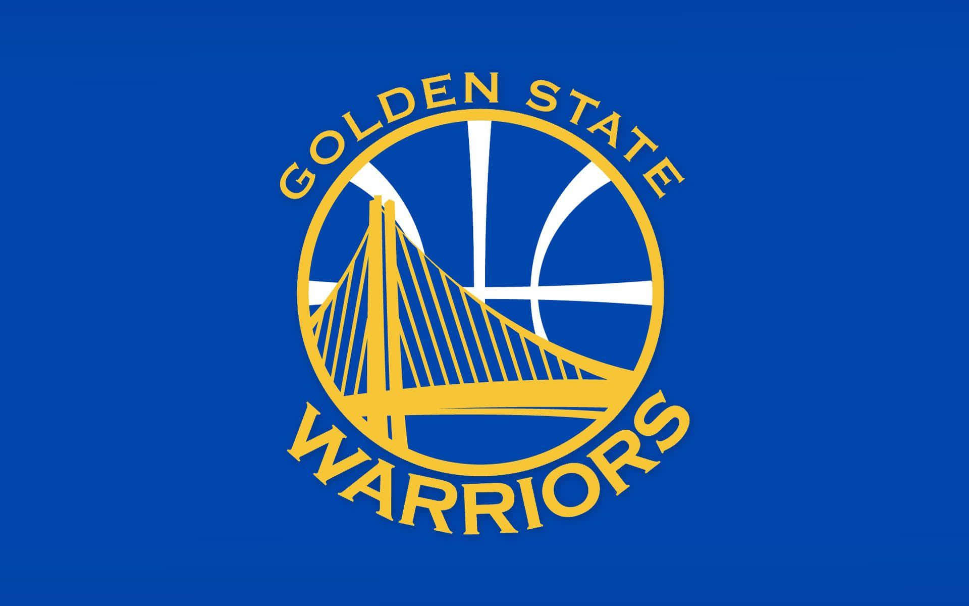 Golden State Warriors Official Logo Featuring The Iconic Blue And Yellow Gsw Background