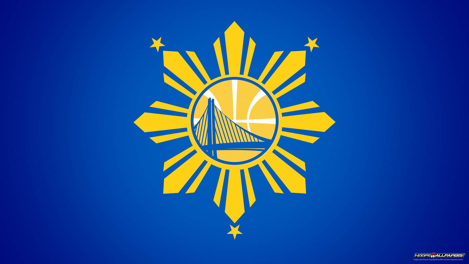 Golden State Warriors Philippine Themed Logo Background