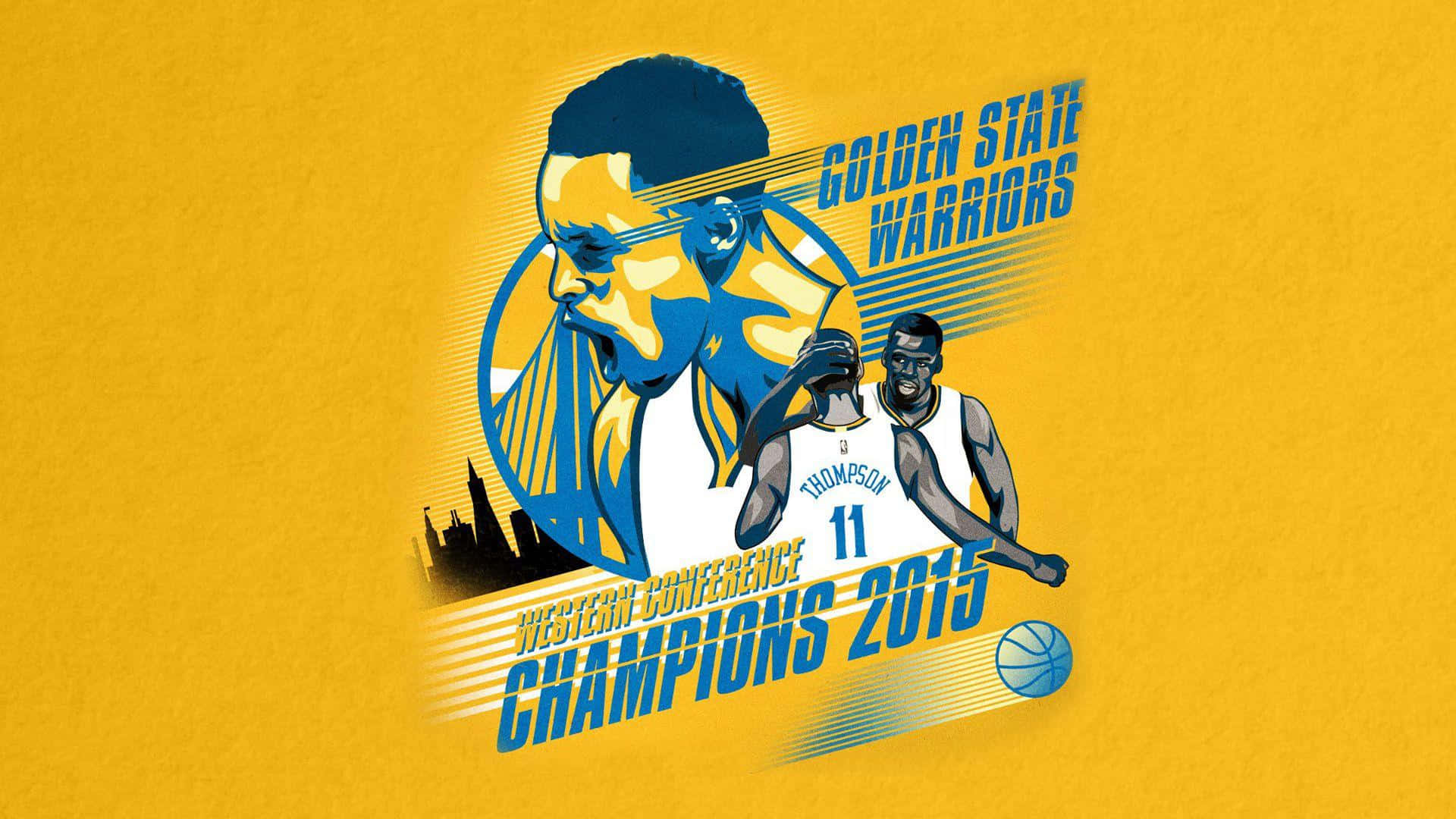 Golden State Warriors2015 Champions Artwork Background