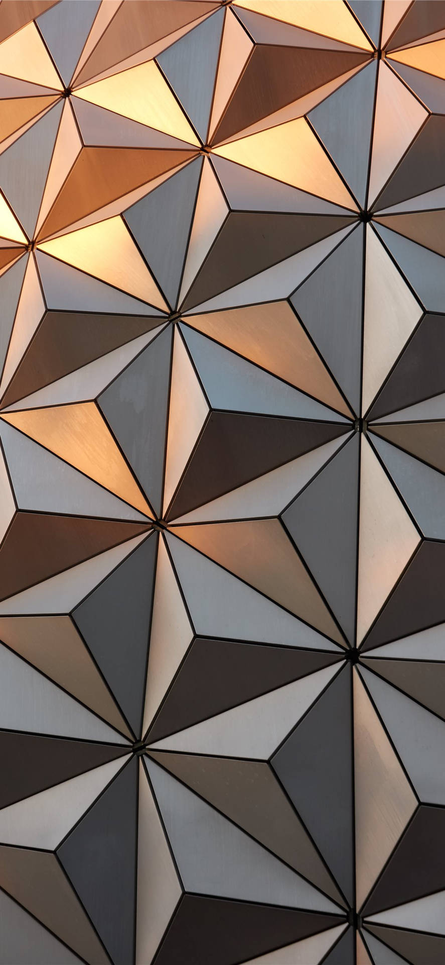 Golden Sunlight Epcot Globe Background