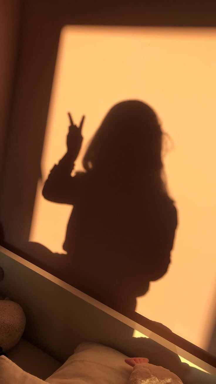Golden Sunshine And Shadow Pfp Background