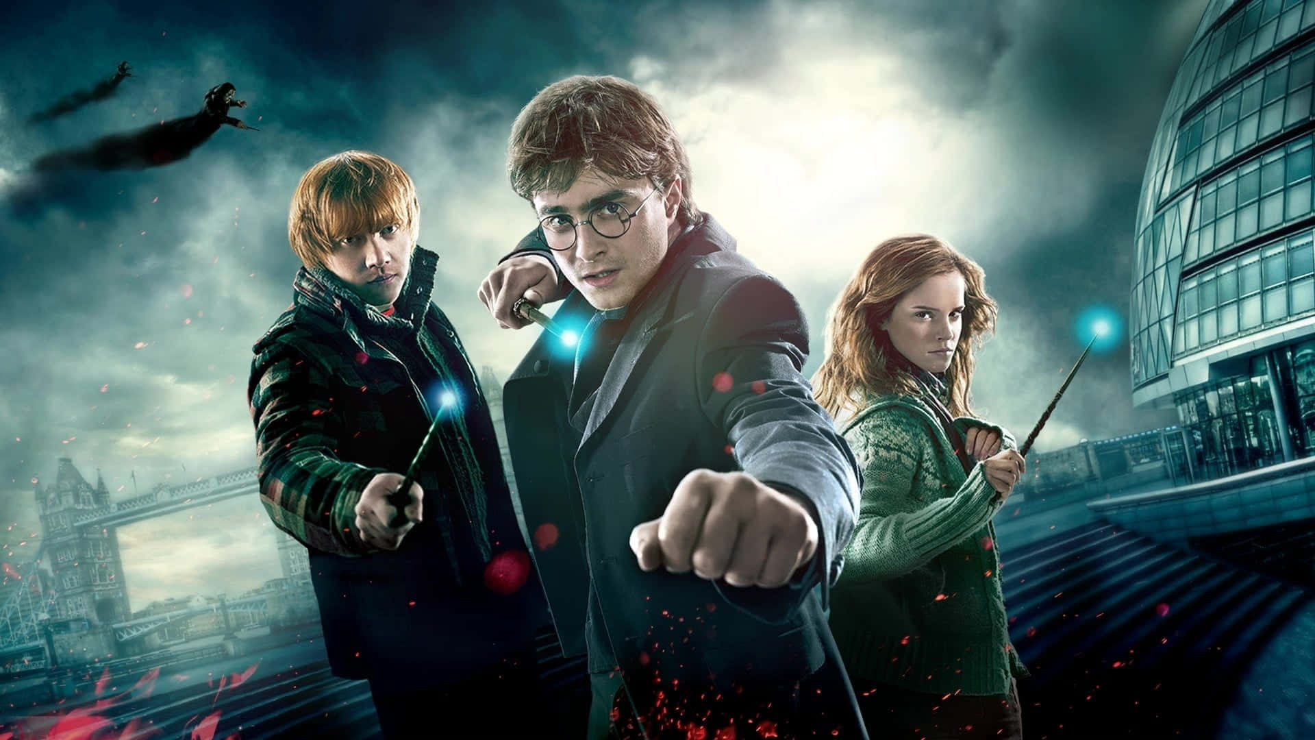 Golden Trio Fighting Wands