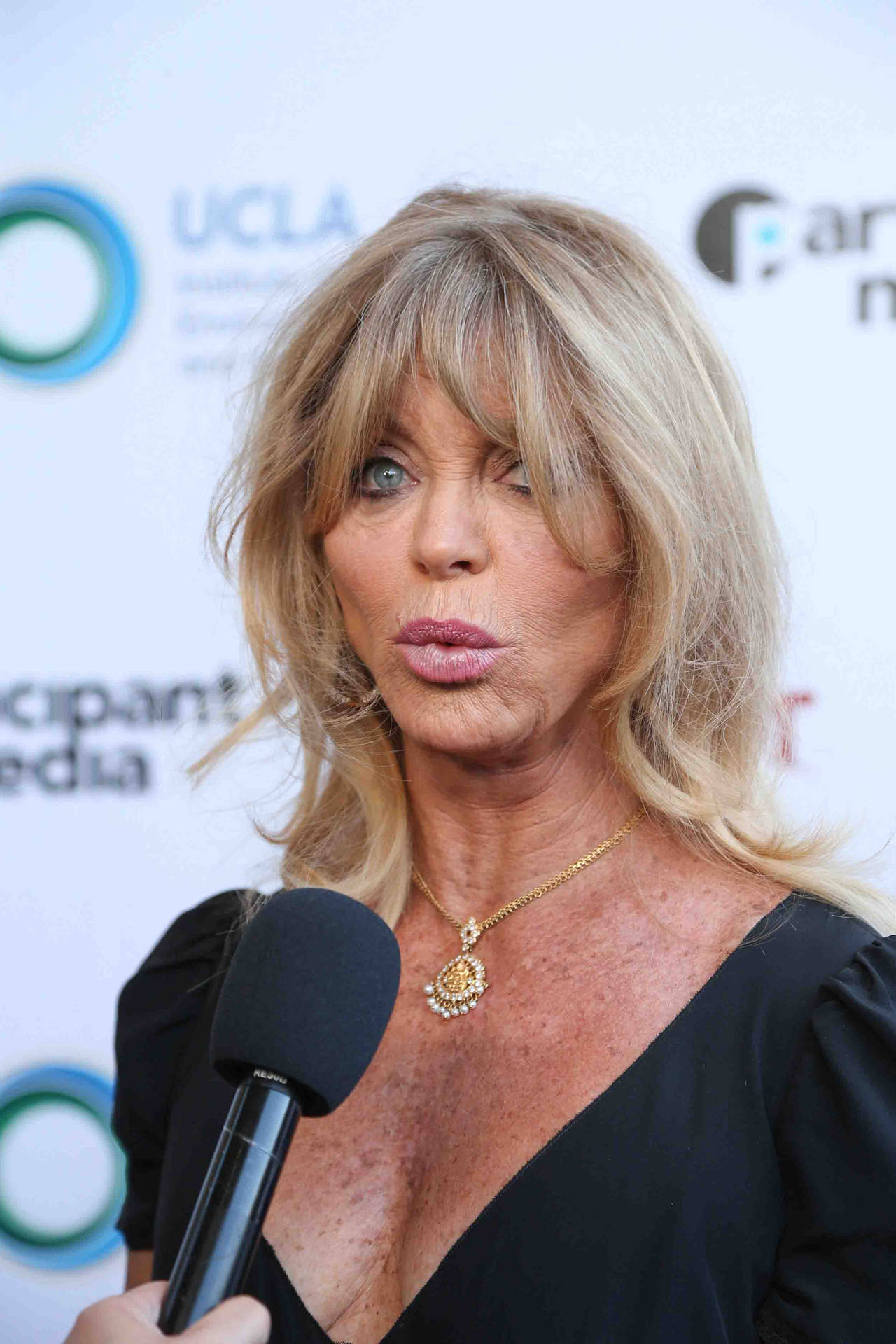 Goldie Hawn Celebrity Producer Shocked Expression