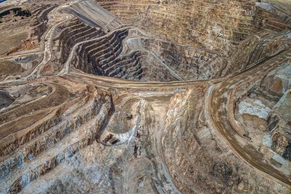 Goldmines Of Bingham, Utah Background