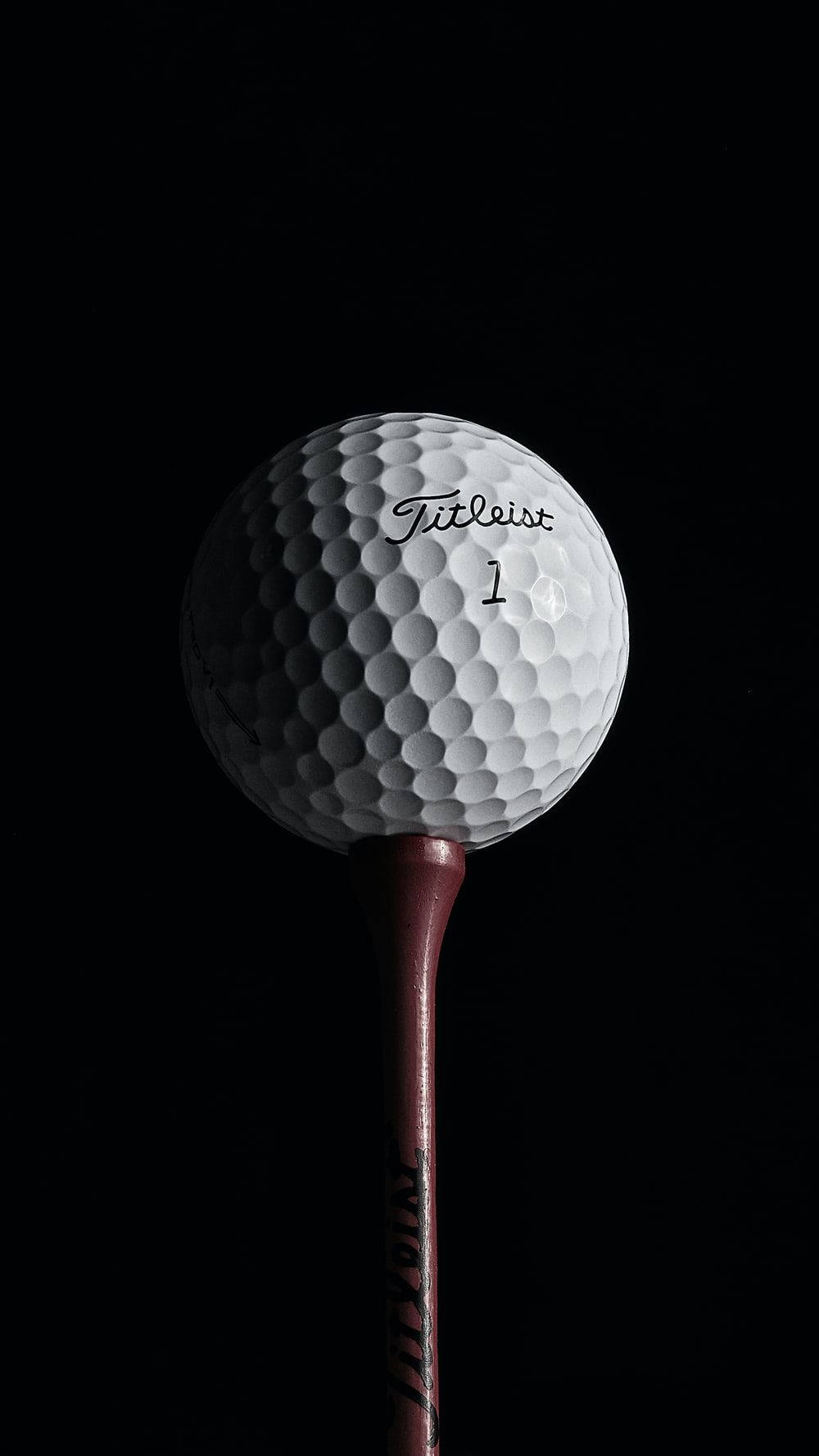 Golf Ball Black Golfing Desktop Background