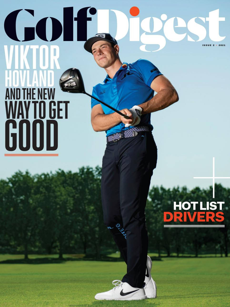 Golf Digest Features Viktor Hovland Background