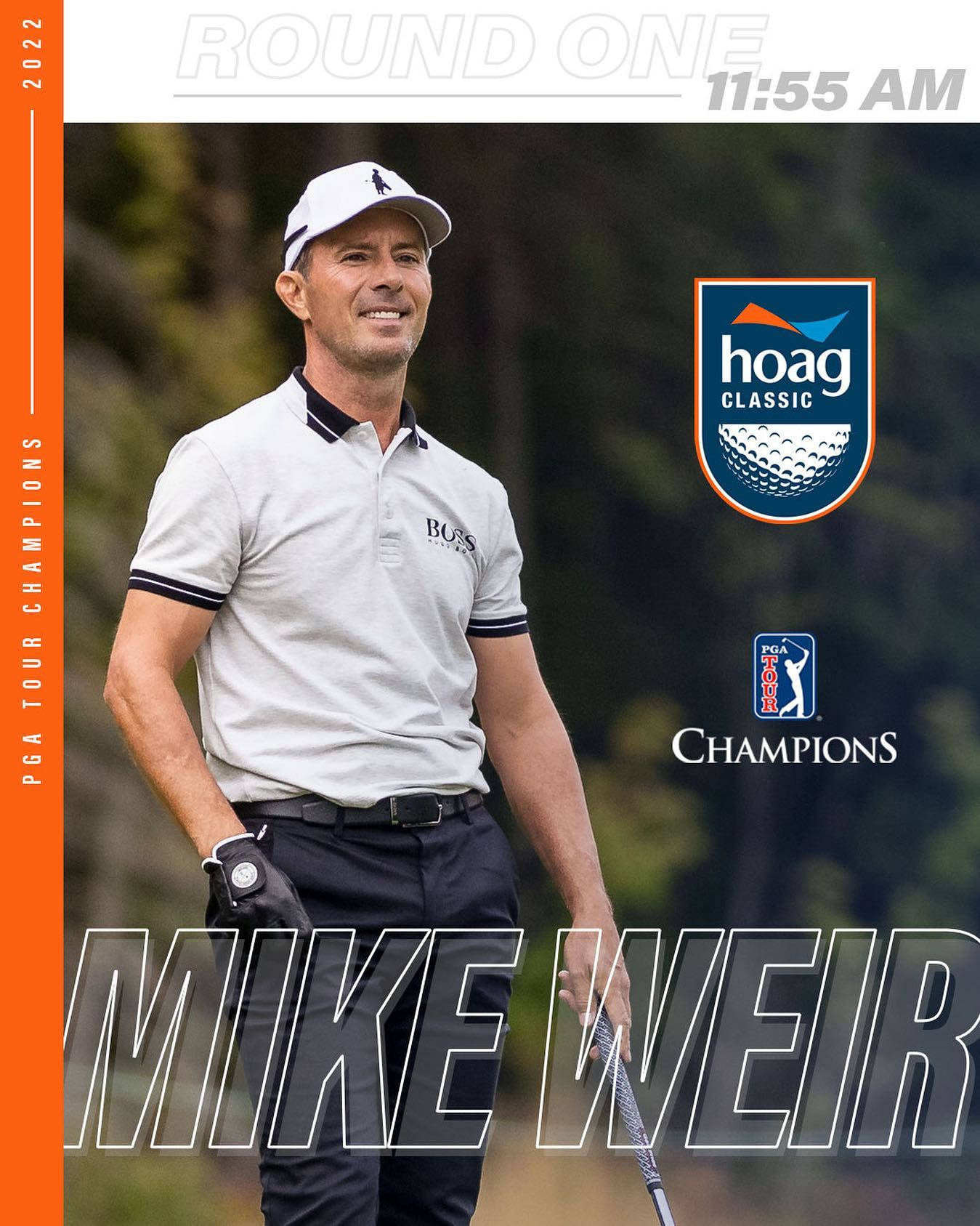 Golf Game Schedule Poster Mike Weir Background