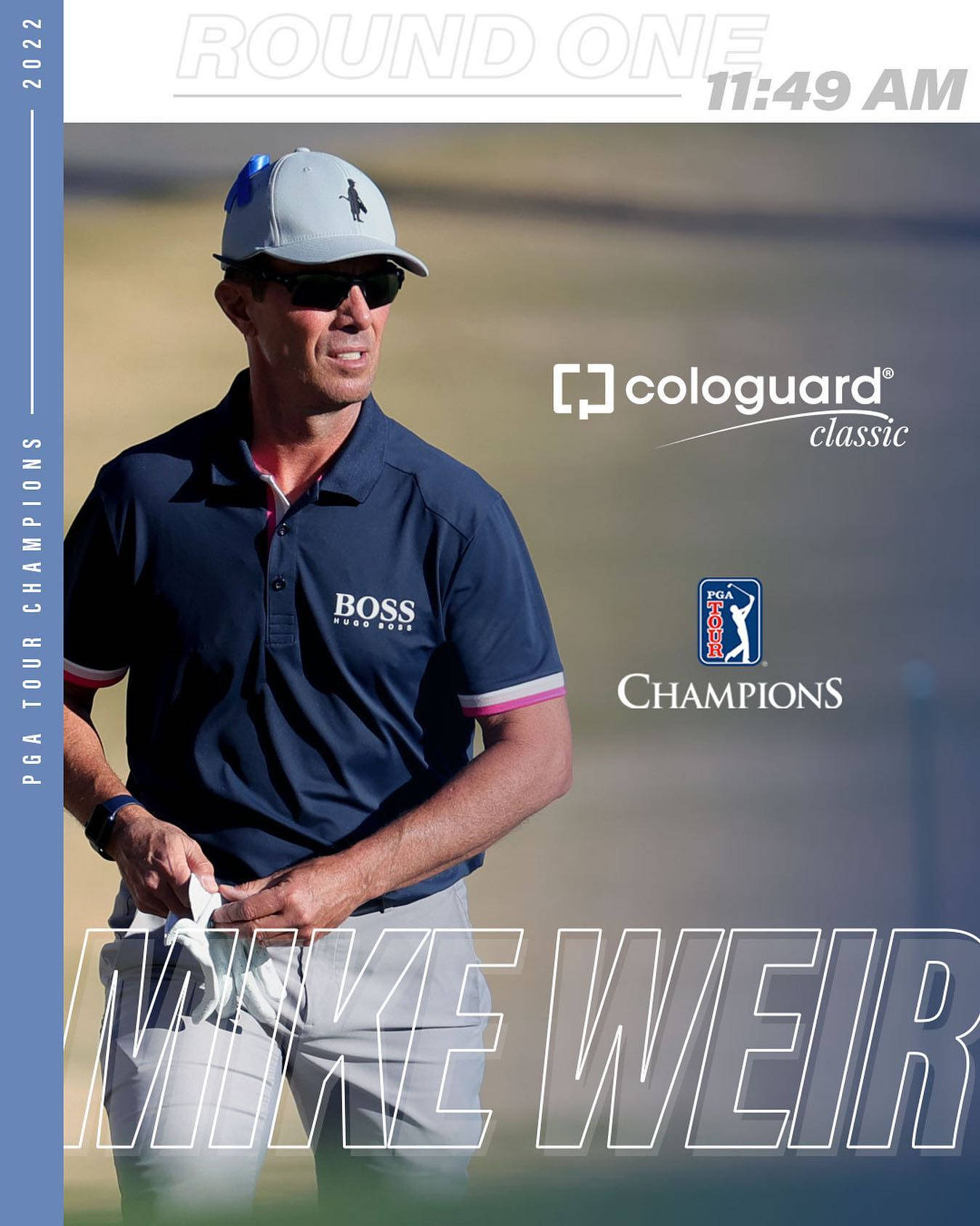 Golf Match Poster Mike Weir Background