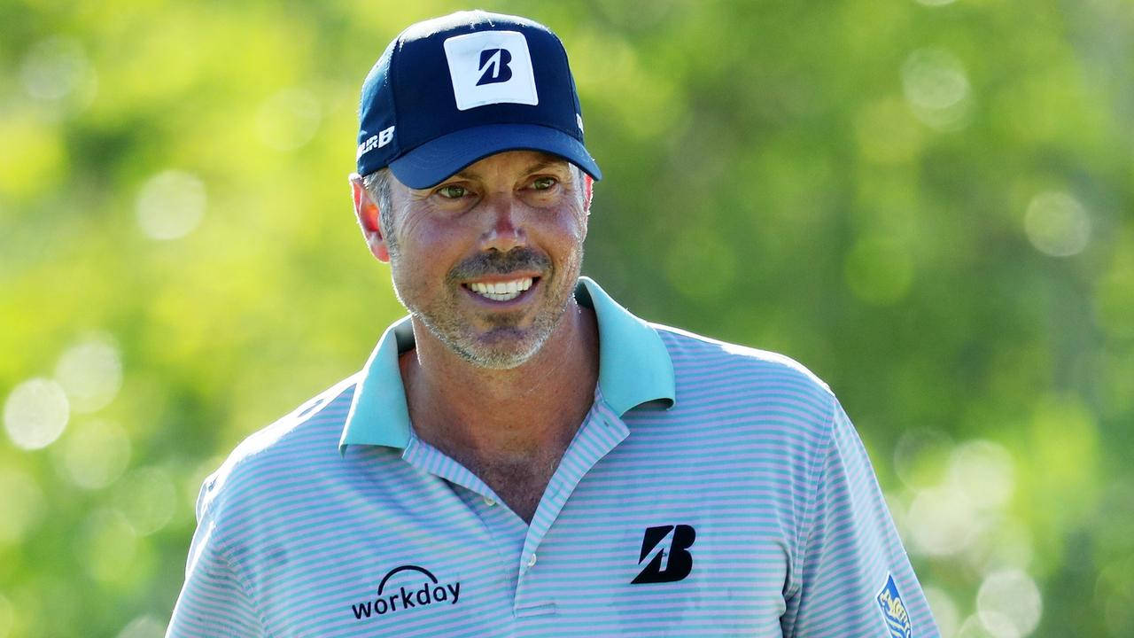 Golf Professional Matt Kuchar With A Winning Smile Background