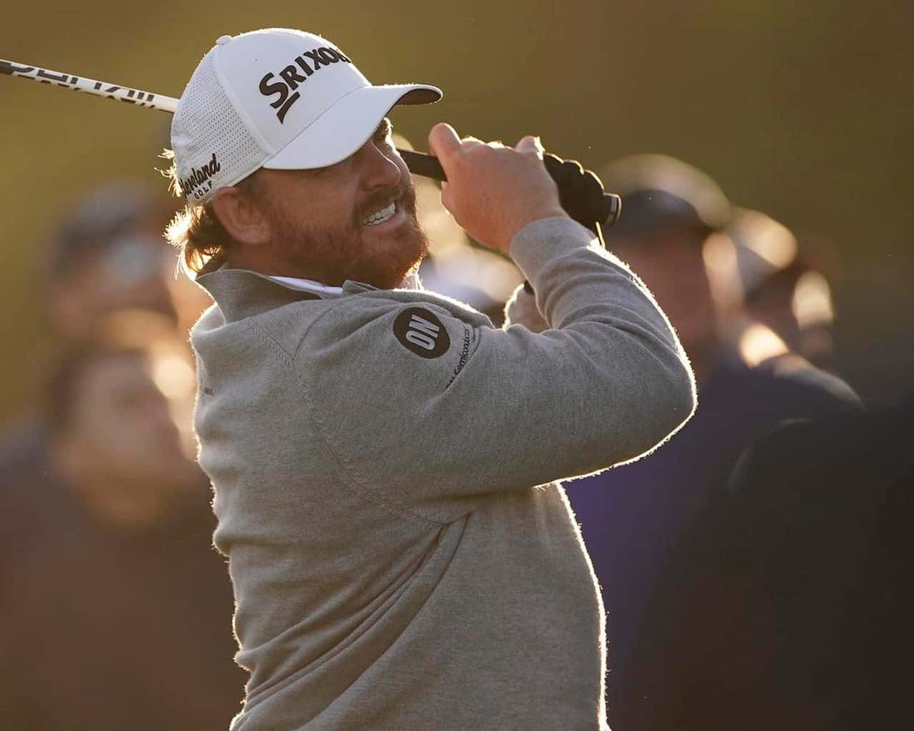 Golfer Jb Holmes In Gray Background