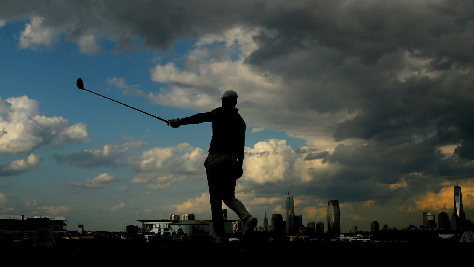 Golfer Jb Holmes Silhouette Background