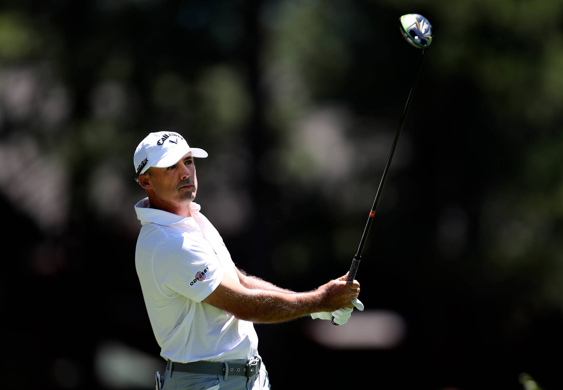 Golfer Jonathan Byrd In White Background