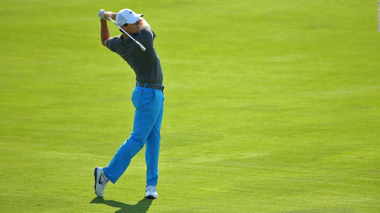 Golfer Rory Mcilroy At A Golf Match