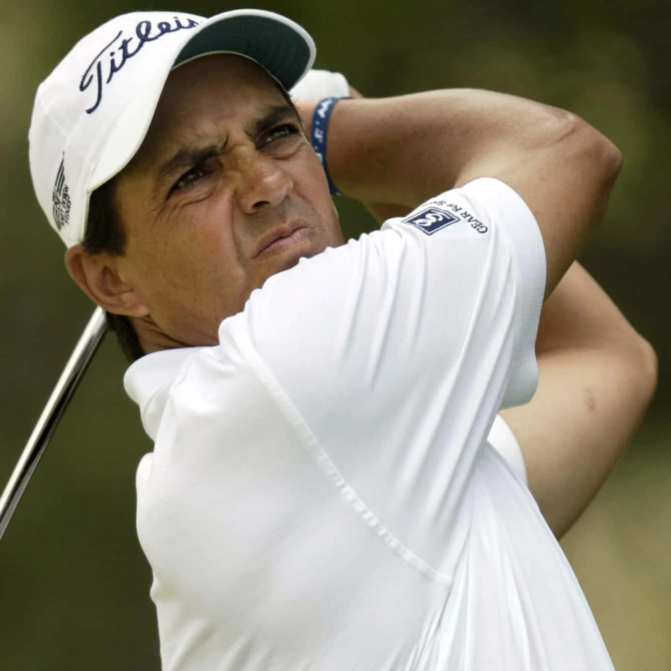 Golfer Tom Pernice Jr Swing Focus Background