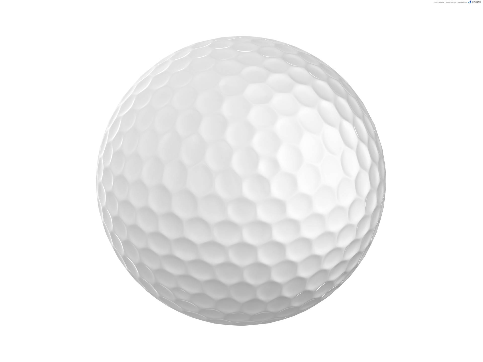 Golfing Desktop White Golf Ball Background