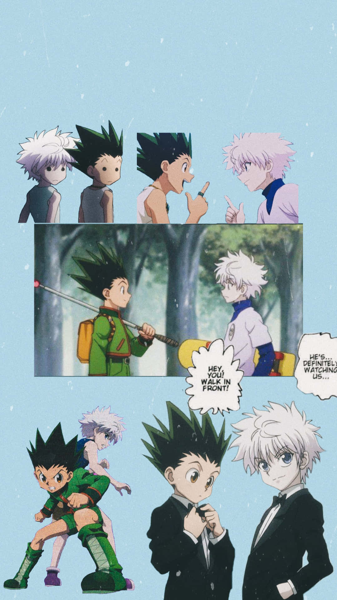 Gon And Killua: Best Friends Who Conquer Anything Background