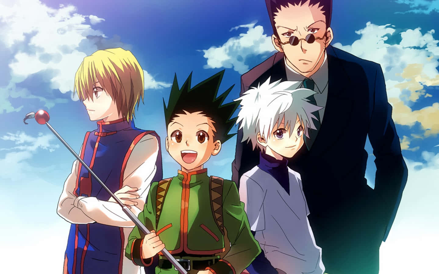 Gon And Killua - Childhood Friends On A Journey To Happiness Background