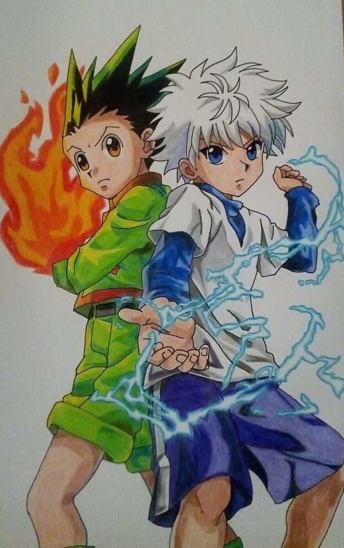 Gon And Killua Fan Art Background