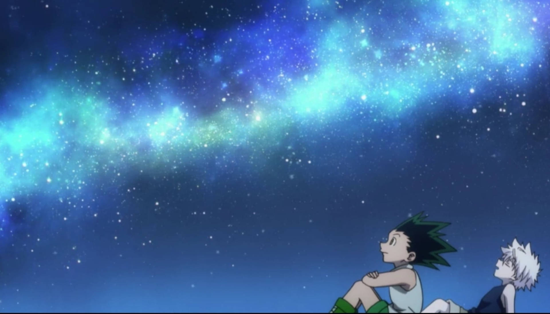 Gon And Killua Galaxy Background