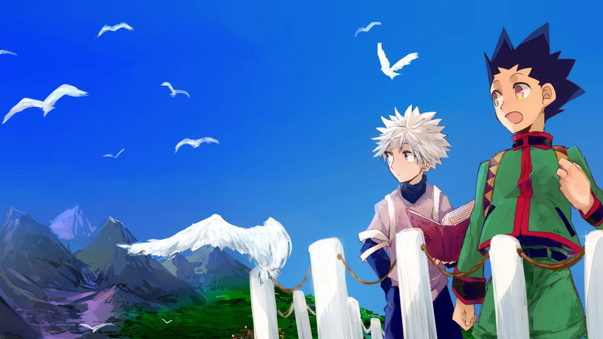 Gon And Killua Outdoors