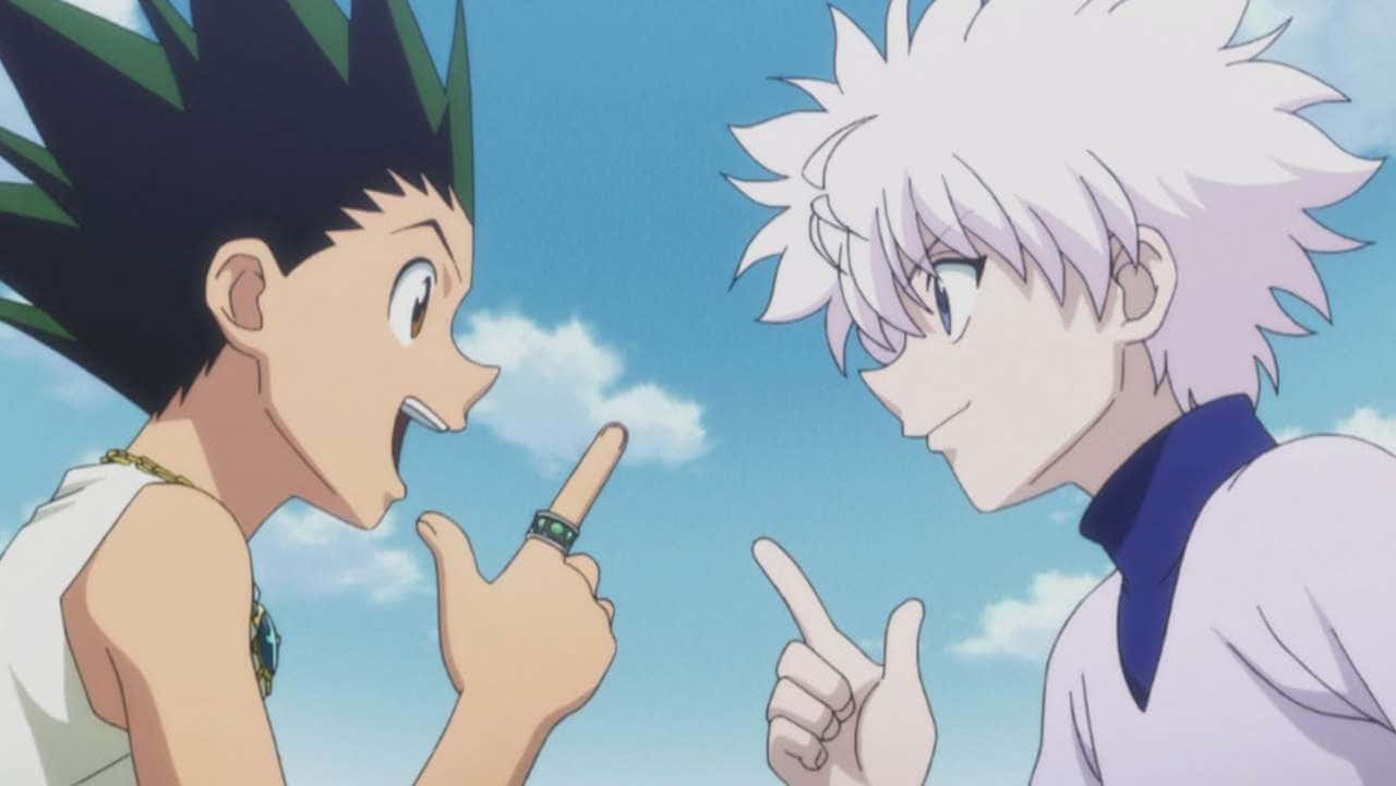 Gon And Killua, Partners In Adventure Background
