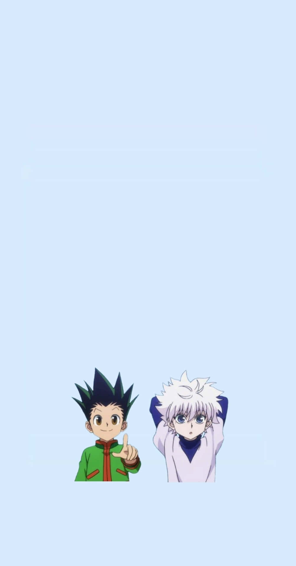 Gon And Killua Phone Pastel Background