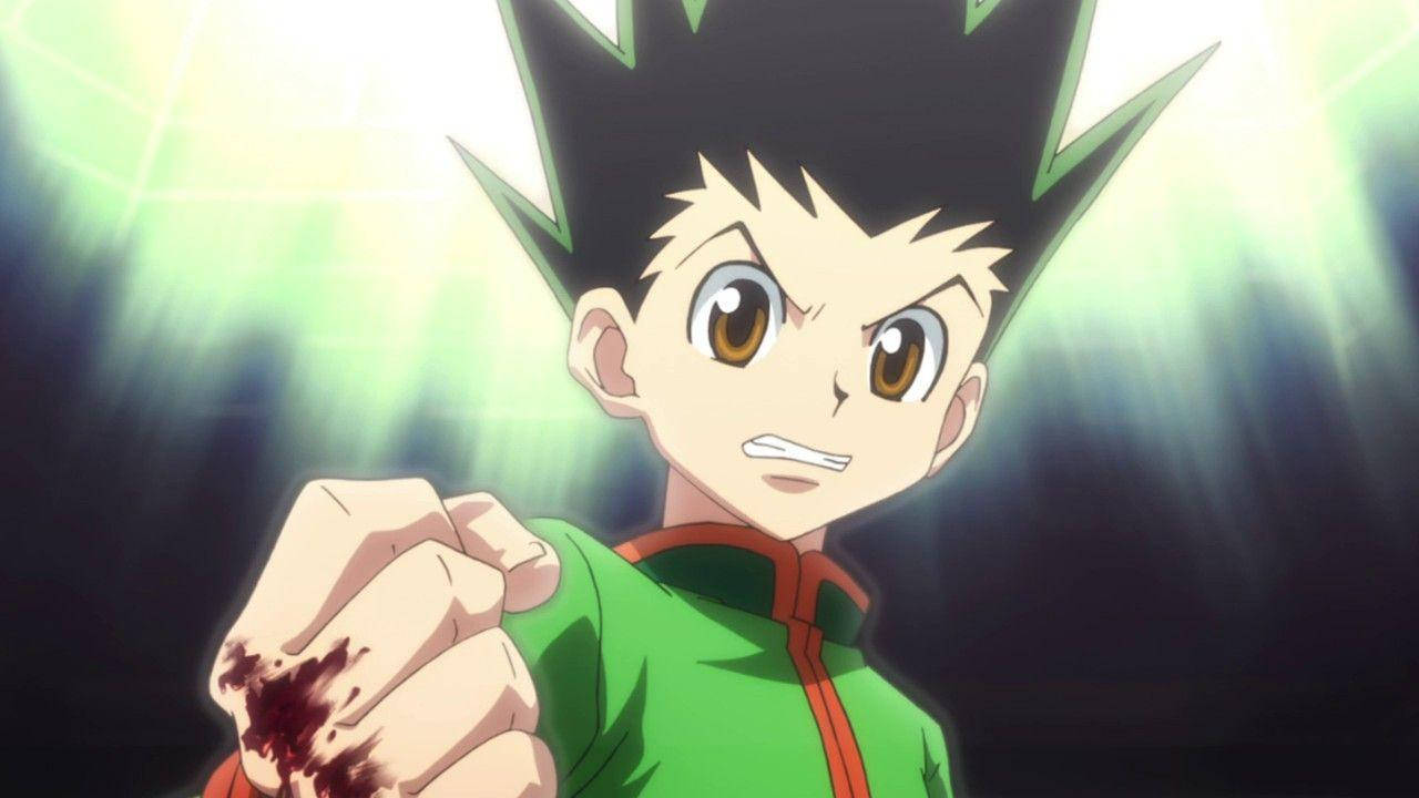 Gon Freecss Bloody Fist Background