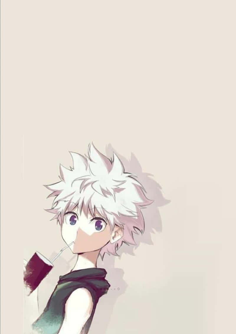 Gon Freecss Chats With Killua At Whale Island Background