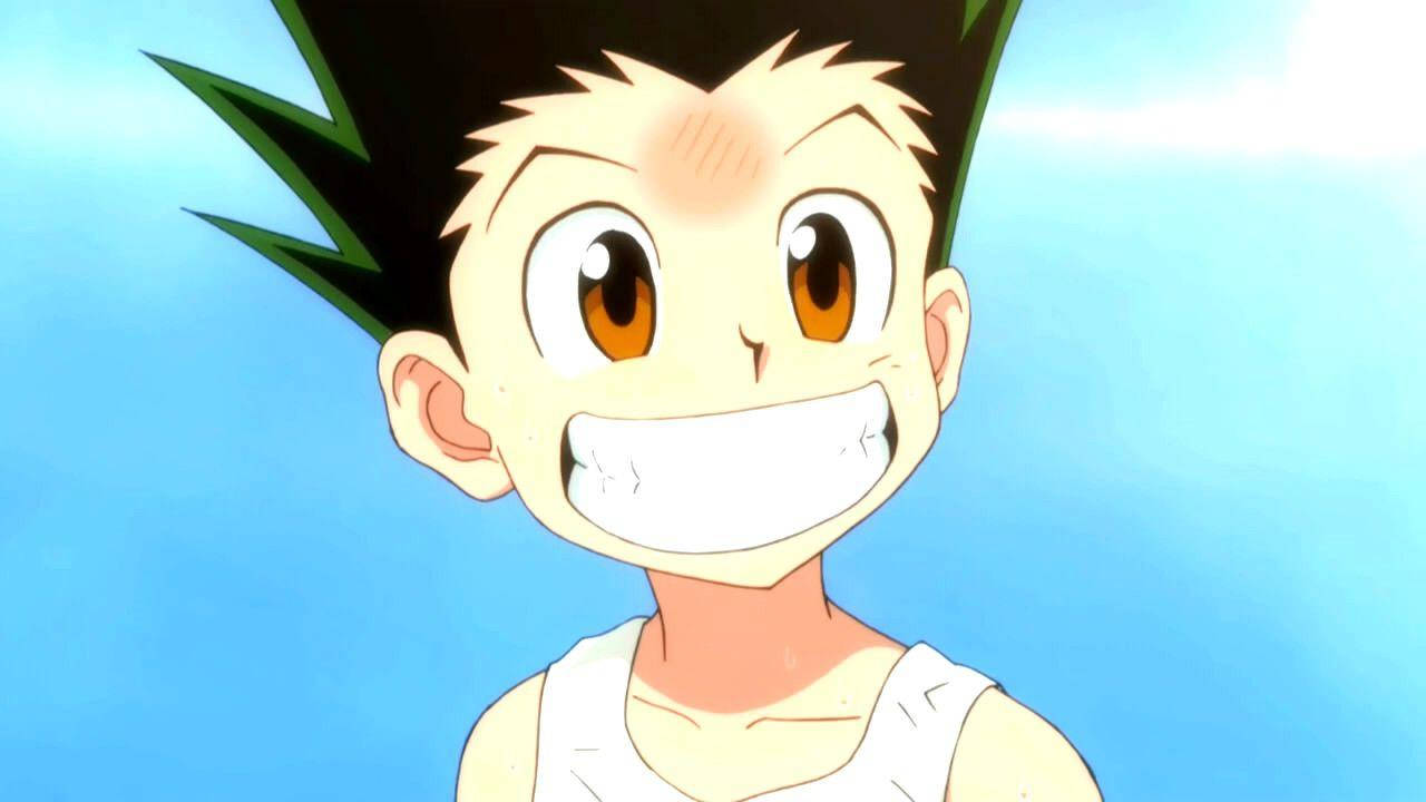 Gon Freecss Head Bump Background