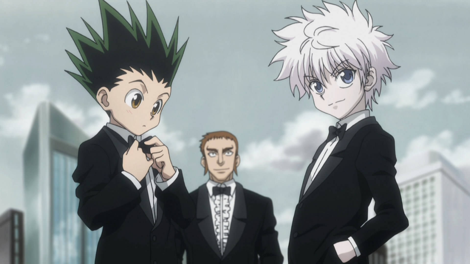 Gon Freecss Killua Tuxedos Background