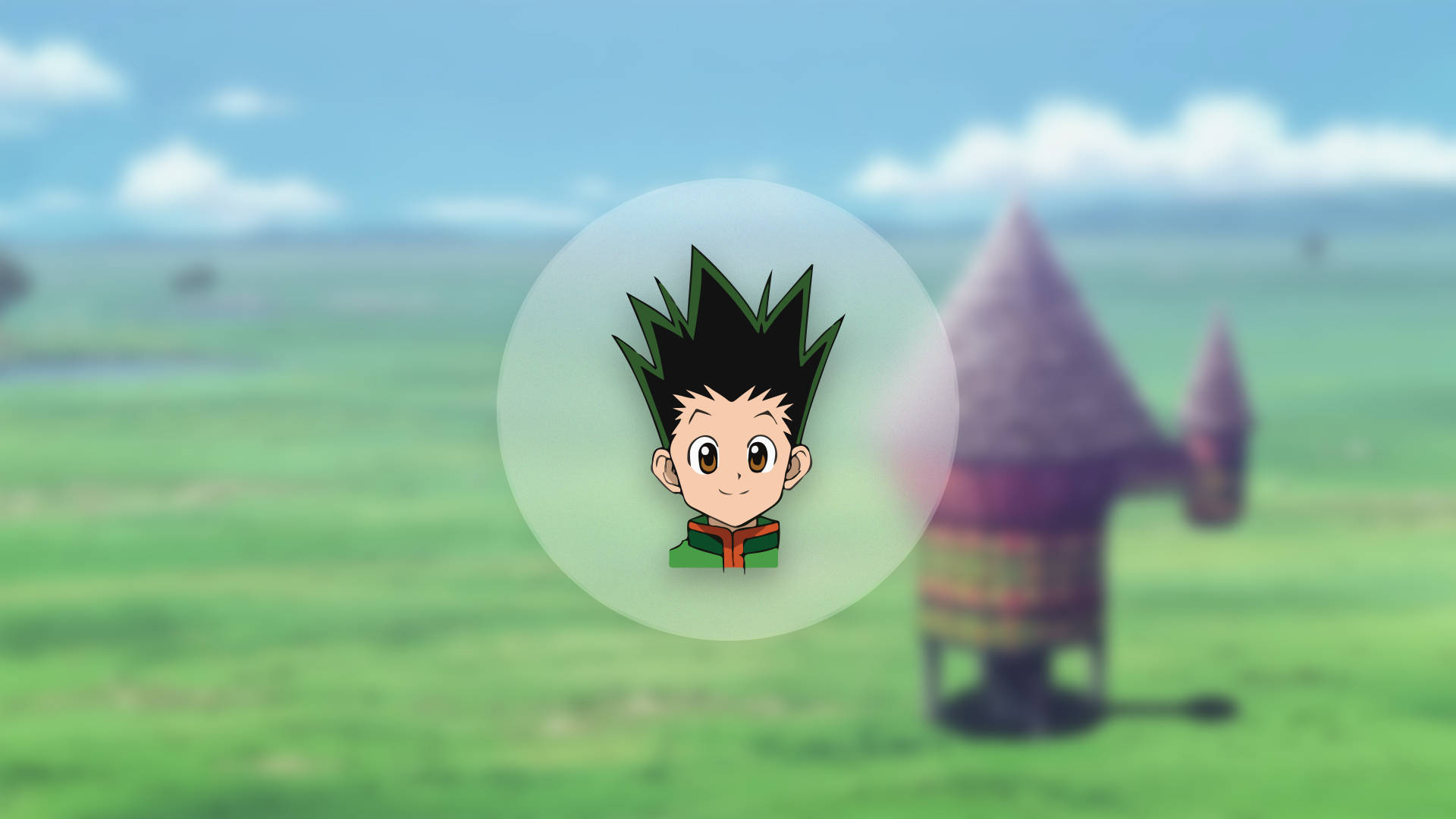 Gon Freecss Near Tower