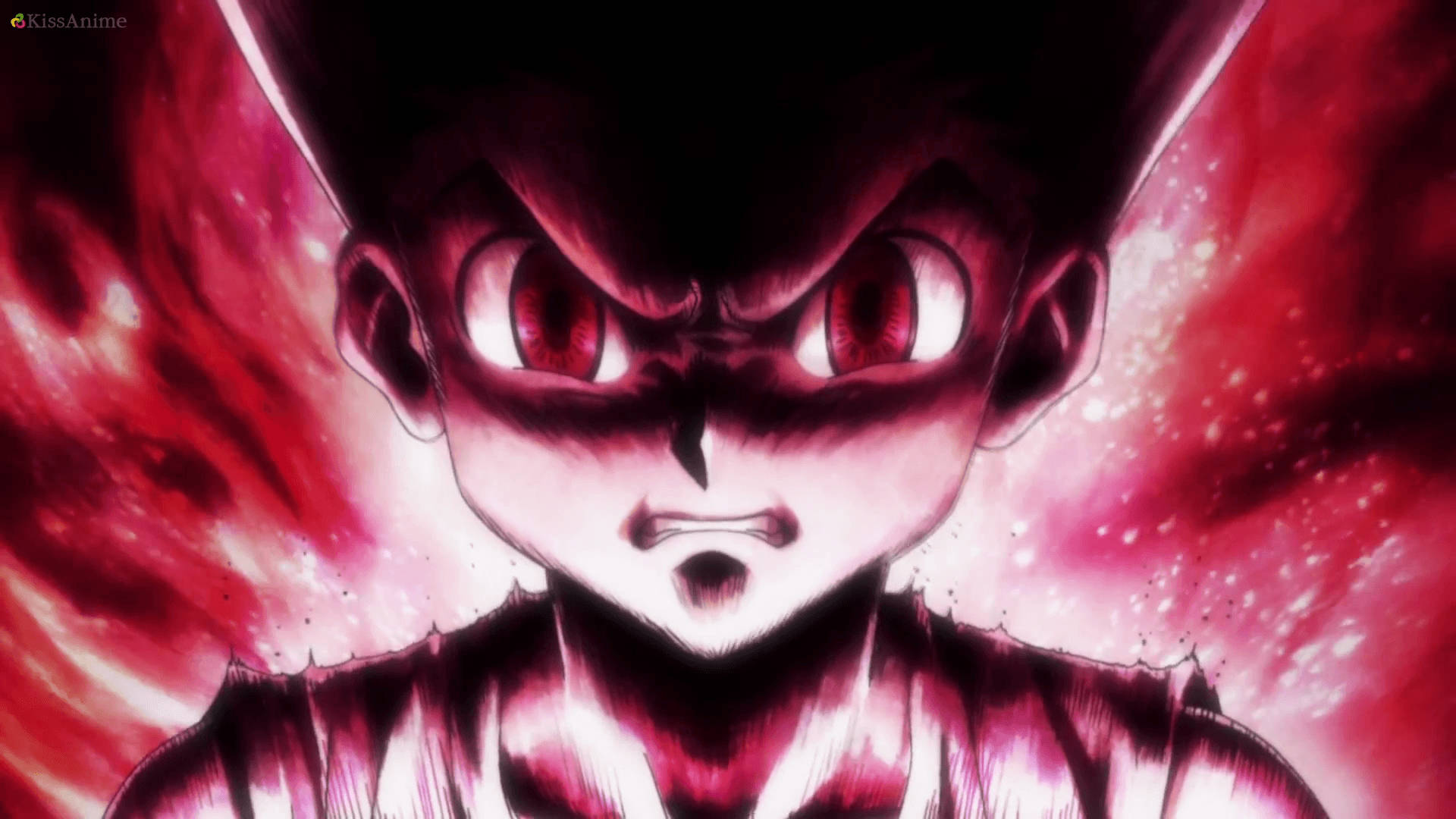 Gon Freecss Red Glowing Aura