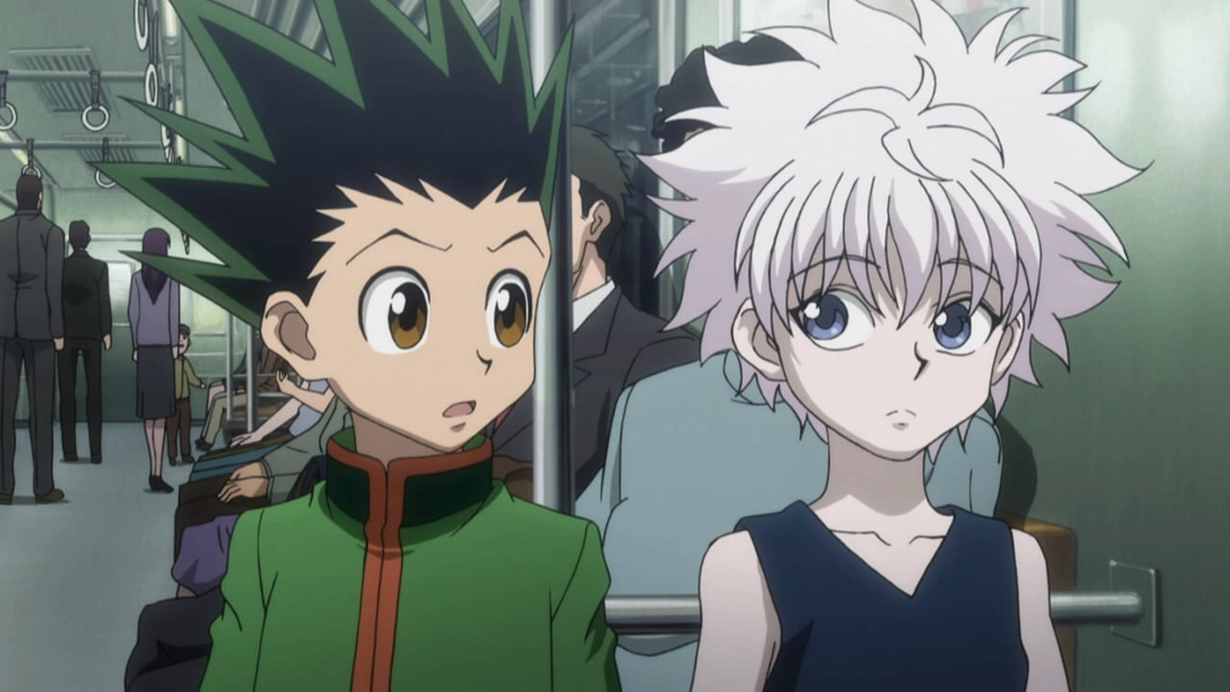 Gon Freecss With Killua Zoldyck Aesthetic Background