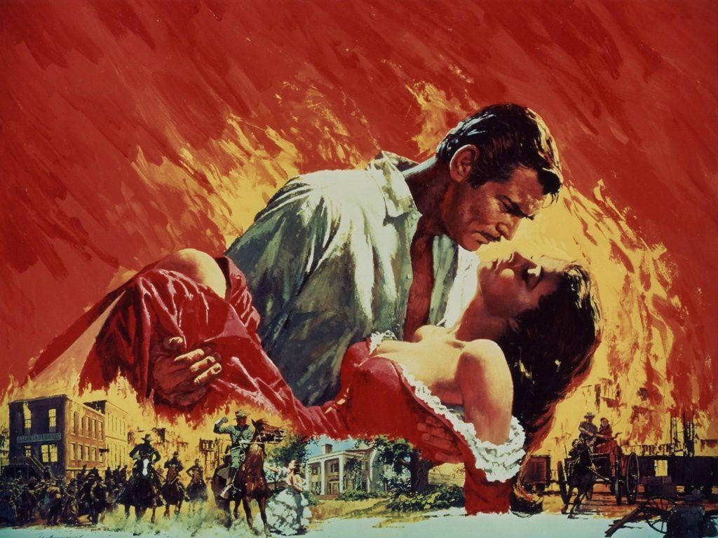 Gone With The Wind Digital Paint Background