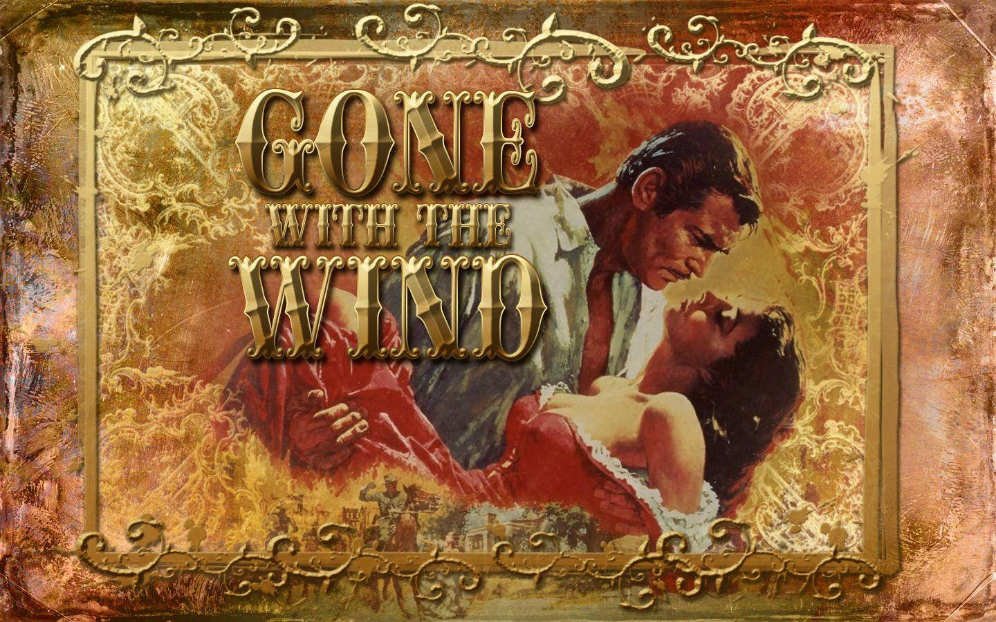 Gone With The Wind Ornamental Art Background