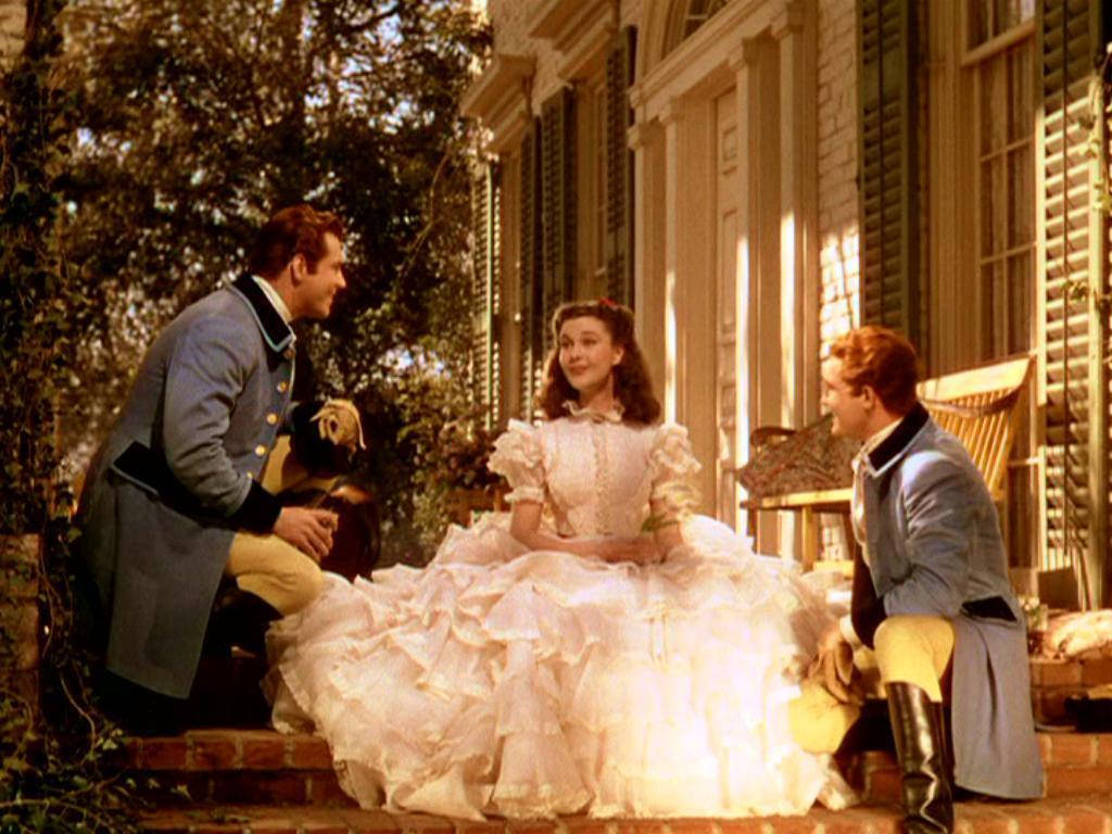 Gone With The Wind Vivien Leigh And Tarleton Twins Background